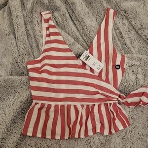 ABERCROMBIE & FITCH stripe top